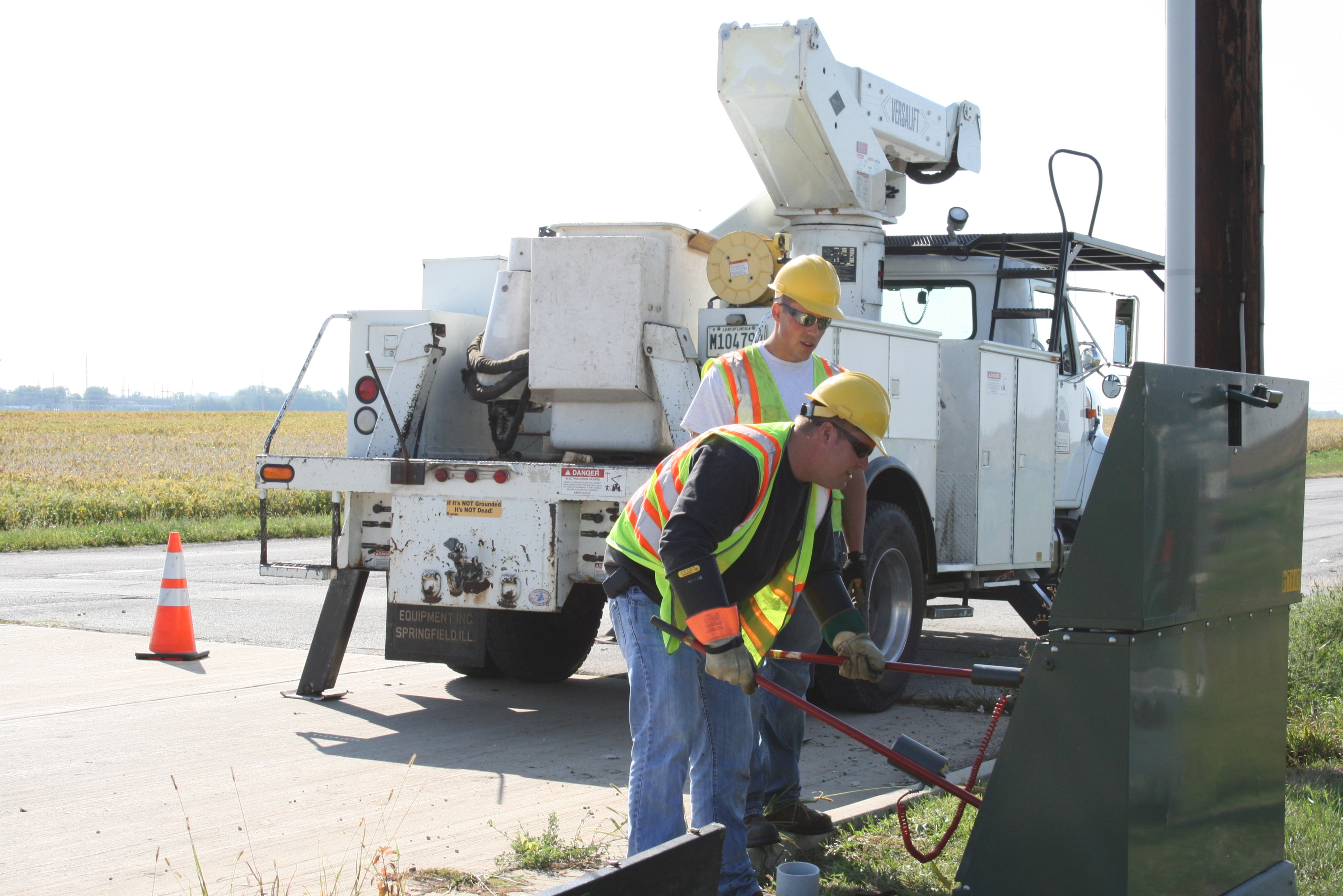 Crew Working on Transformer