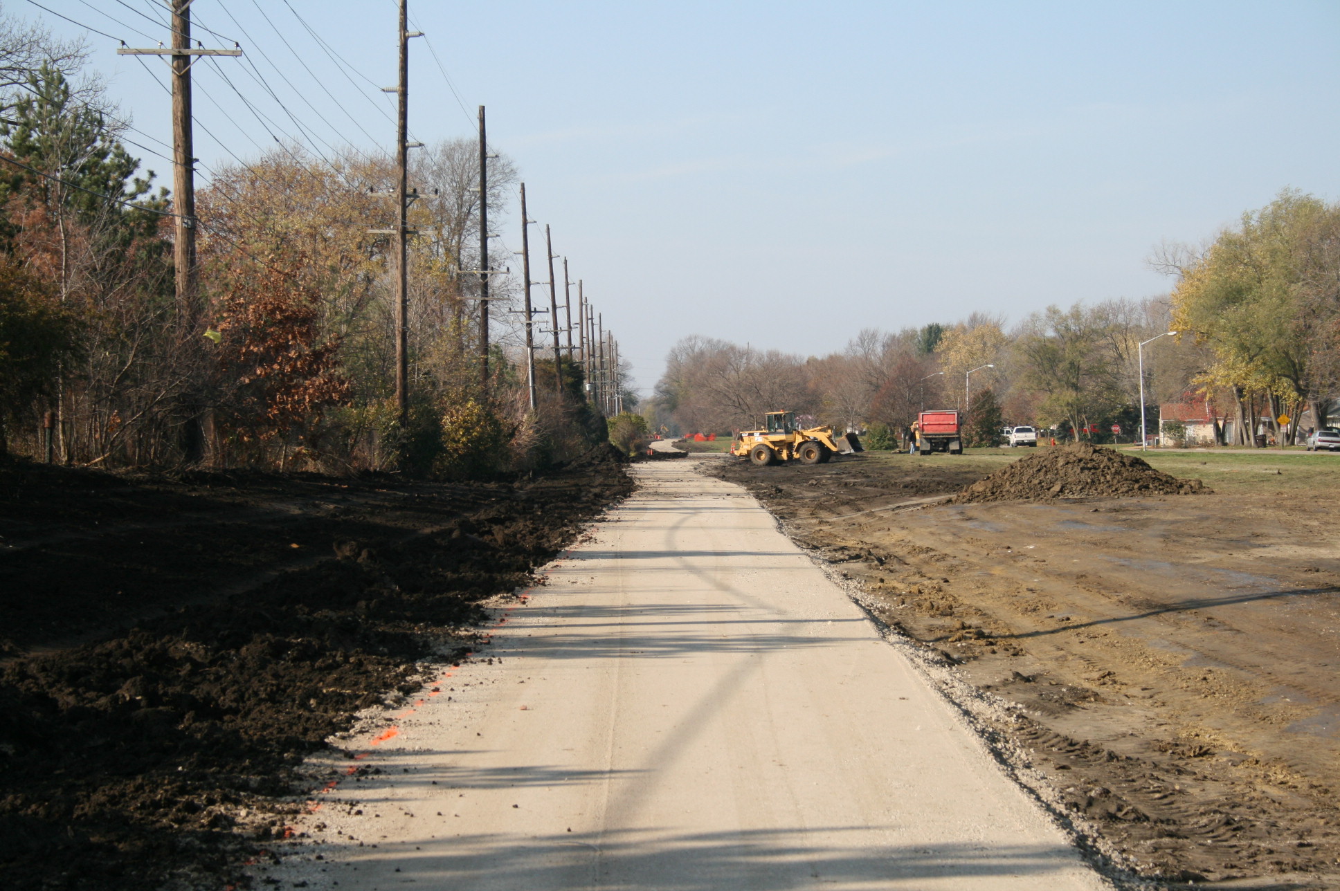 Bike Path Before Asphalt